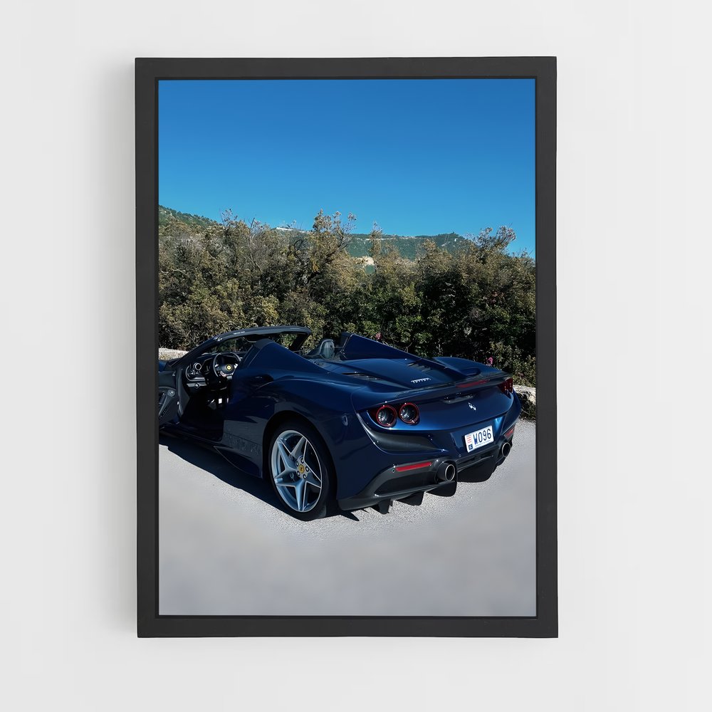 Poster Ferrari aux Sommets (vue 2)